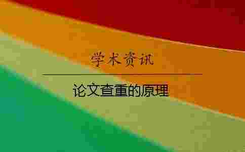 論文查重的原理